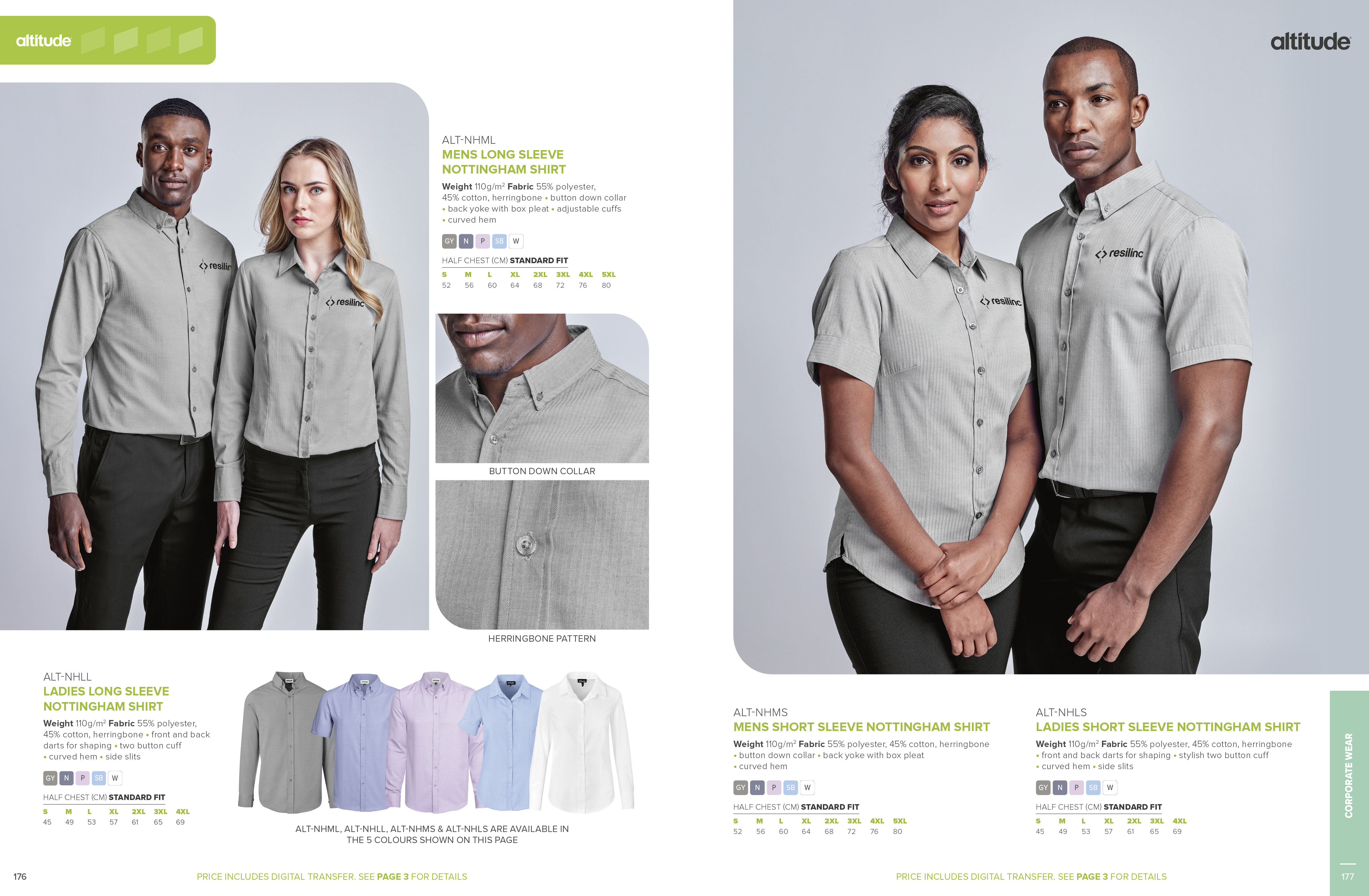 Ladies Long Sleeve Nottingham Shirt CATALOGUE_IMAGE